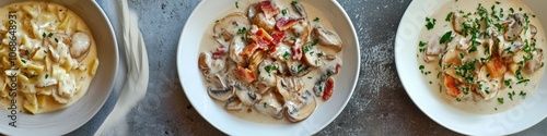 mushroom bacon stroganoff creamy sauce recipe book photo delicious meal