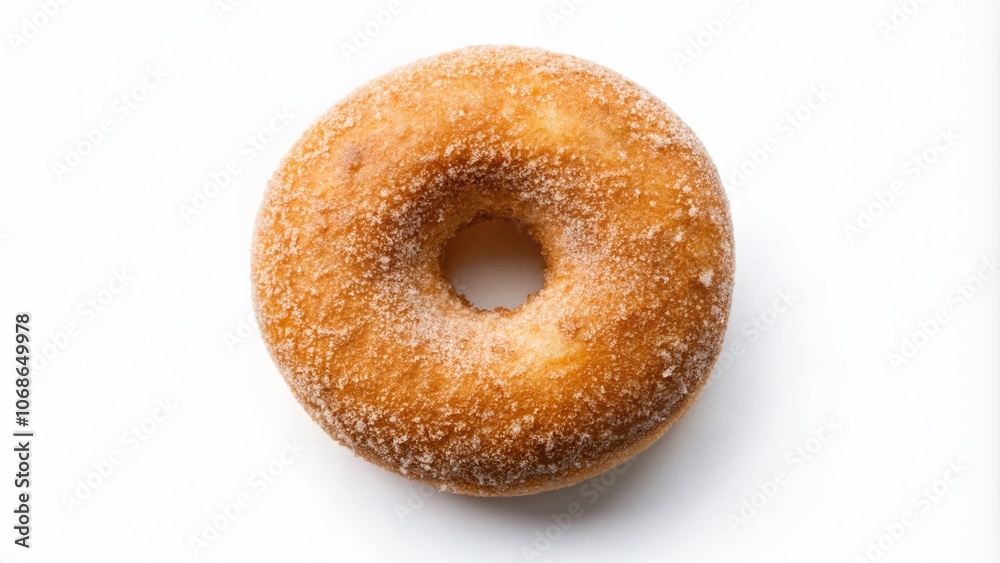 Top View of Delicious Cinnamon Sugar Mini Donuts Isolated on White Background - Perfect for Dessert Lovers and Baking Enthusiasts Top View of Delicious Cinnamon Sugar Mini Donuts Isolated on White Background - Perfect for Dessert Lovers and Baking Enthusiasts