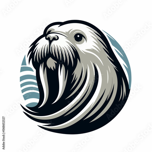 walrus logo illustration