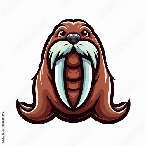 walrus logo illustration