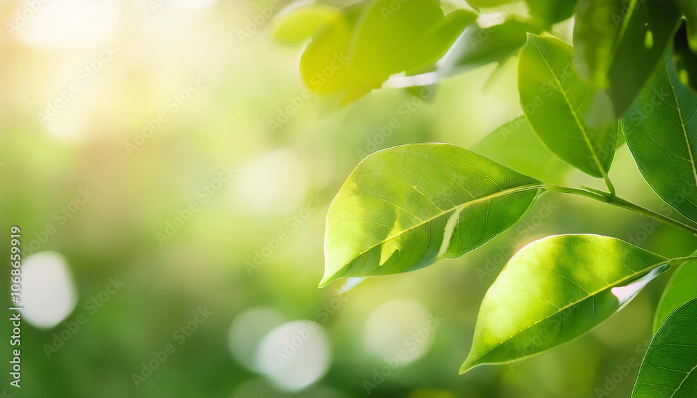 Obraz premium Close-Up of Wind Blowing Through Leaves