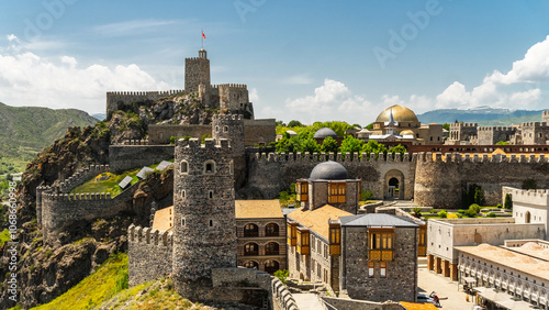 Akhaltsikhe Castle in Georgia. It is a medieval fortress built in the IX century