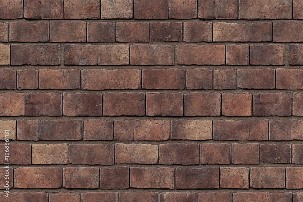Classic brown brick wall with uniform rectangular patterns creating a textured and rustic surface
Classic brown brick wall with uniform rectangular patterns creating a textured and rustic surface