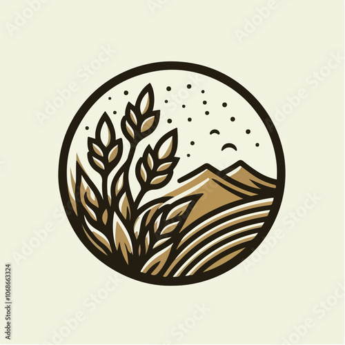 mustard logo illustration