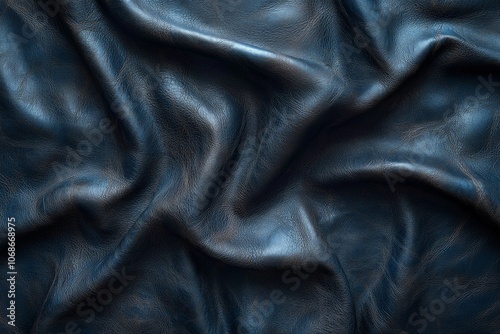 A high-professional quality photo of black bull leather texture.