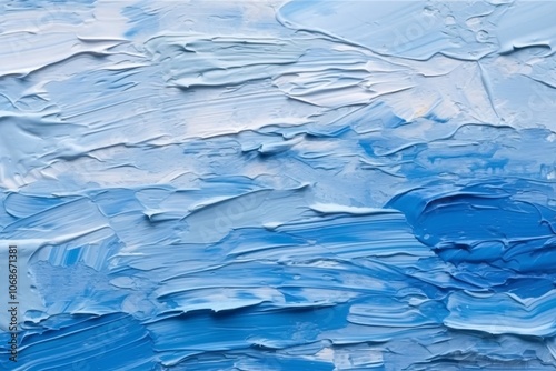 Blue Abstract Painting photo