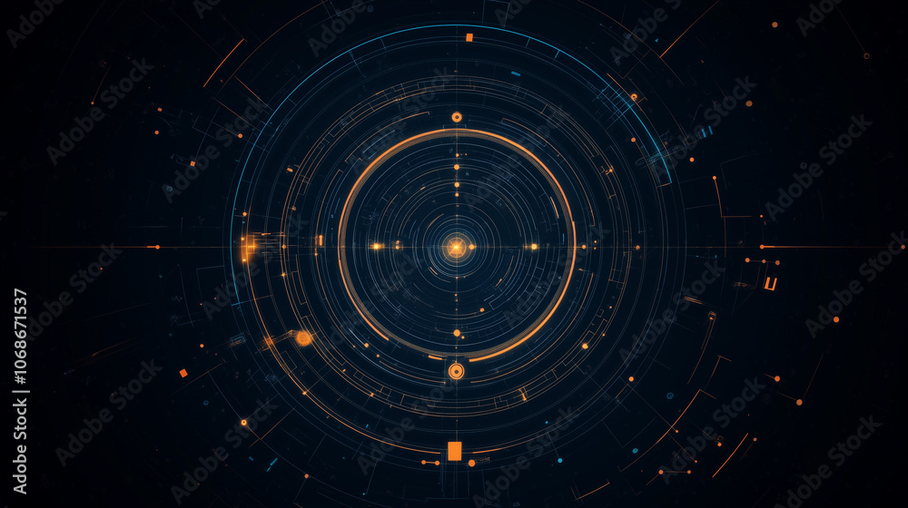 Fototapeta premium Technology Abstract background