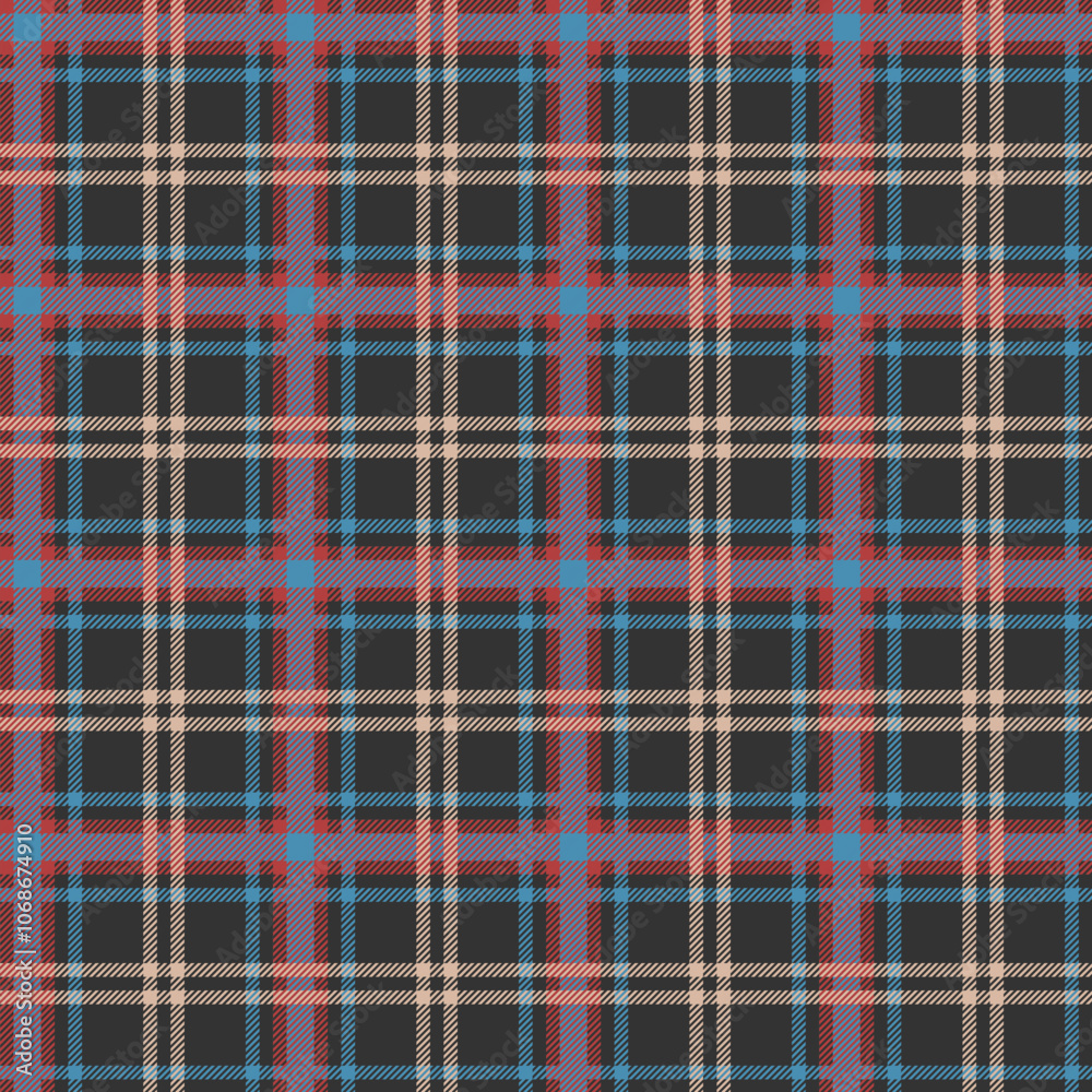 Obraz premium Plaid Seamless Pattern Design Template