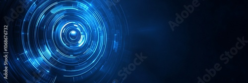 An elegant abstract blue background designed for video surveillance applications, perfect for modern digital environments