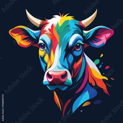 Cow Illustrator Artwork