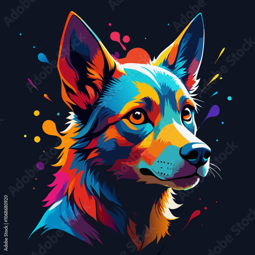 Dog Illustrator Artwork