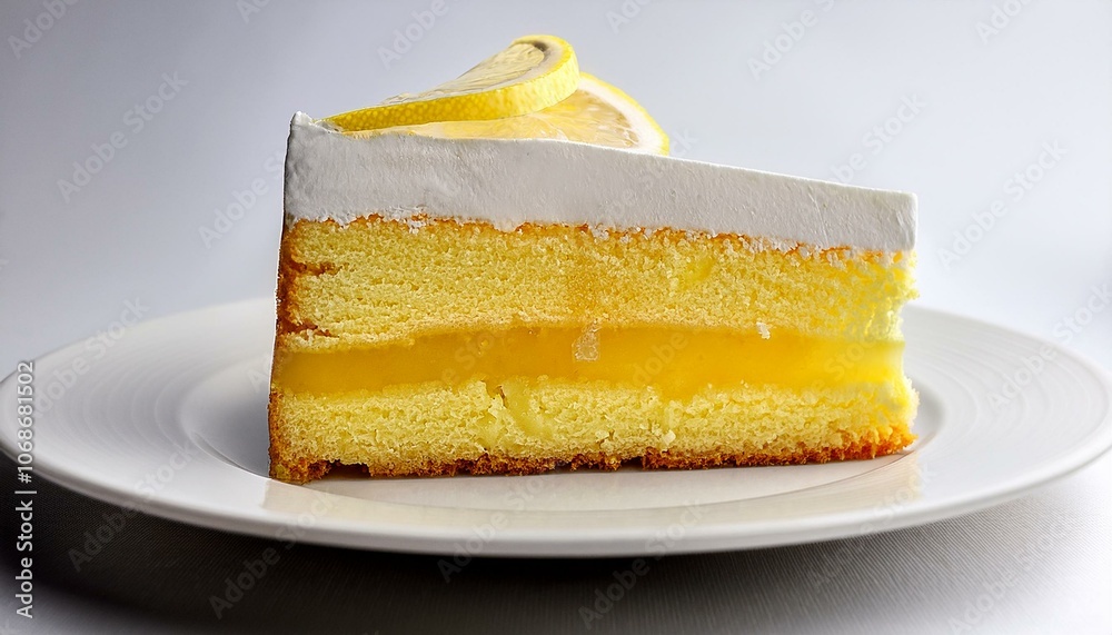 フレッシュなレモンの香りが広がる、ふんわりケーキのデザート フレッシュなレモンの香りが広がる、ふんわりケーキのデザート