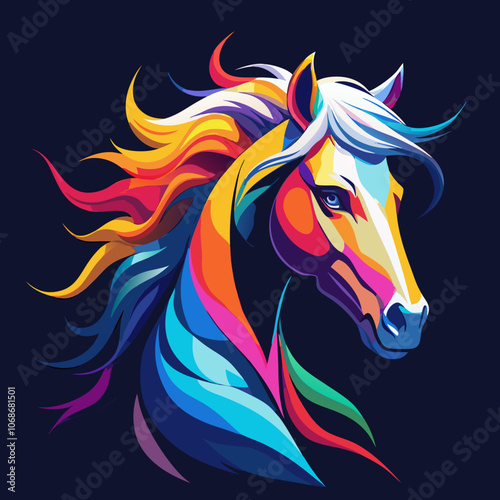 Hourse Illustrator Artwork