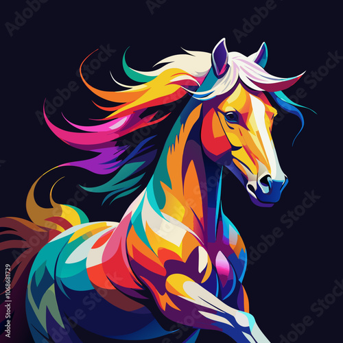 Hourse Illustrator Artwork
