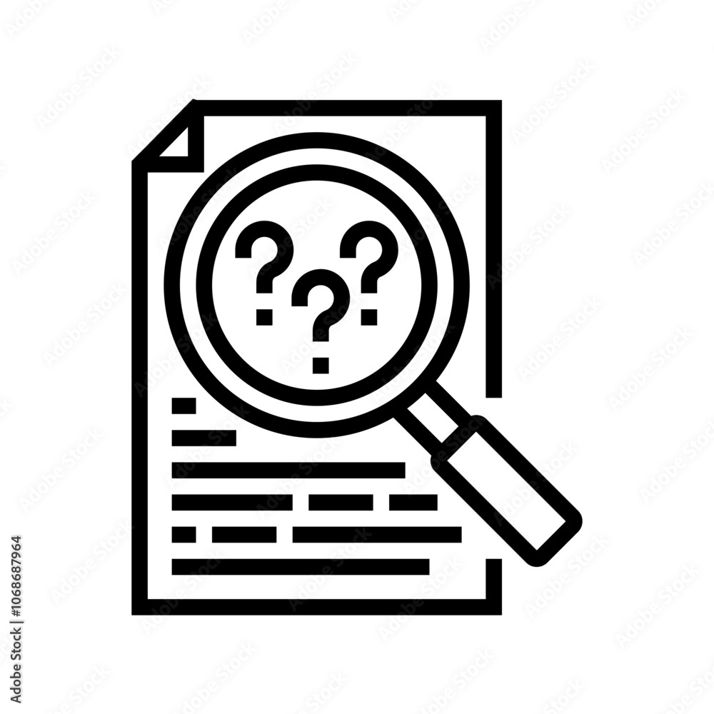 document review corporate law line icon vector. document review corporate law sign. isolated contour symbol black illustration document review corporate law line icon vector. document review corporate law sign. isolated contour symbol black illustration