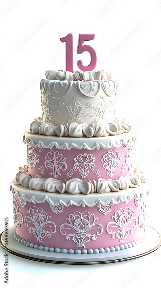 15th Birthday Cake, Pink, Abstract Image, Texture, Pattern Background, Wallpaper, Cover and Screen for Smartphone, PC, Laptop, 9:16 and 16:9 Format 15th Birthday Cake, Pink, Abstract Image, Texture, Pattern Background, Wallpaper, Cover and Screen for Smartphone, PC, Laptop, 9:16 and 16:9 Format