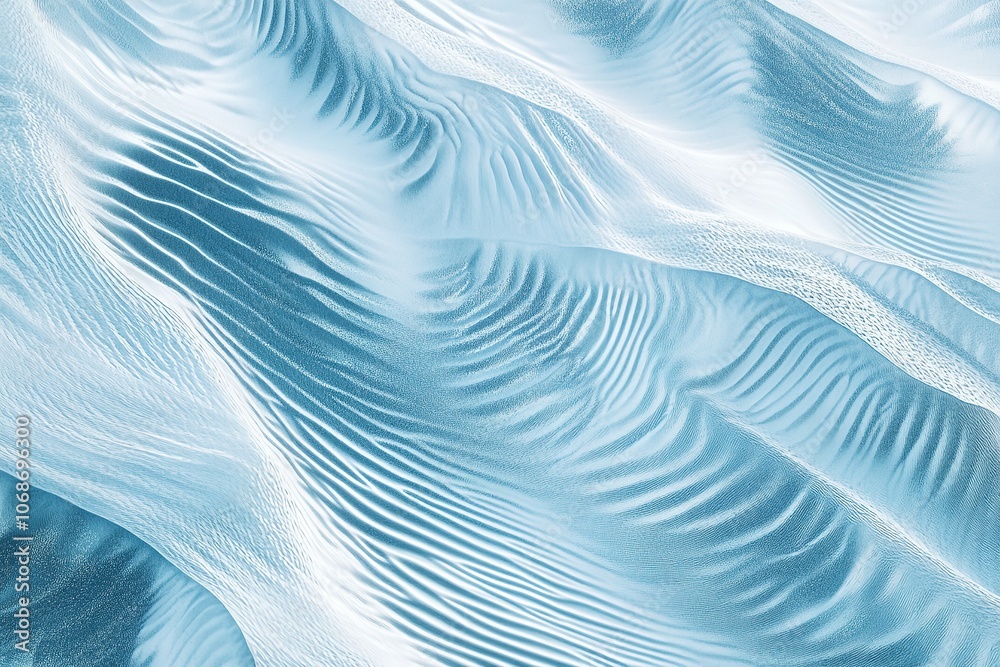 Close-Up of Cold Ice Texture in Blue Tones. Close-Up of Cold Ice Texture in Blue Tones.