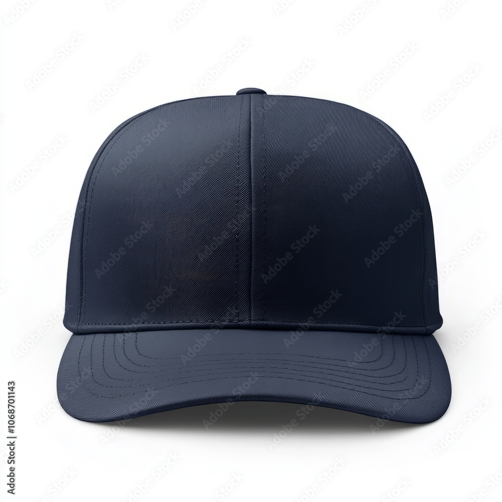 realistic high quality Navy Blue snapback mockup isolated realistic high quality Navy Blue snapback mockup isolated