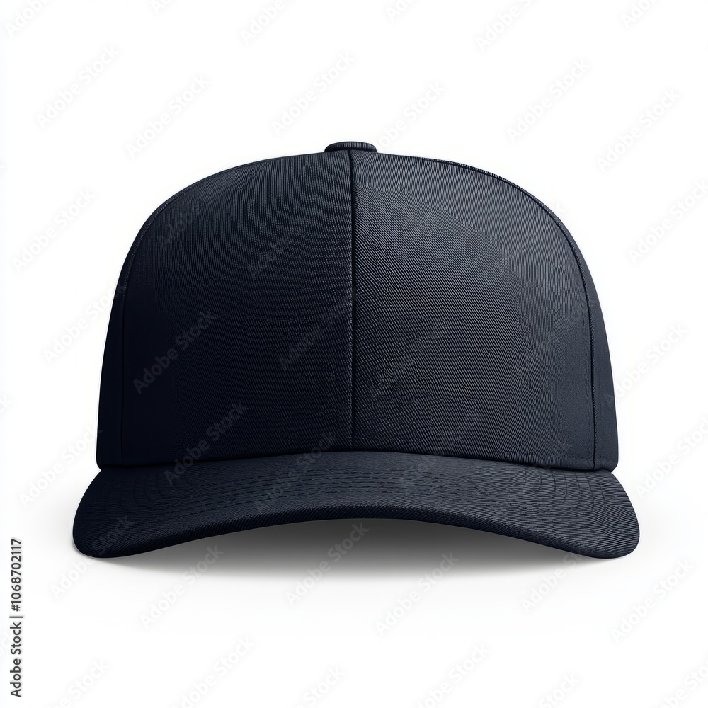 realistic high quality Navy Blue snapback mockup isolated realistic high quality Navy Blue snapback mockup isolated