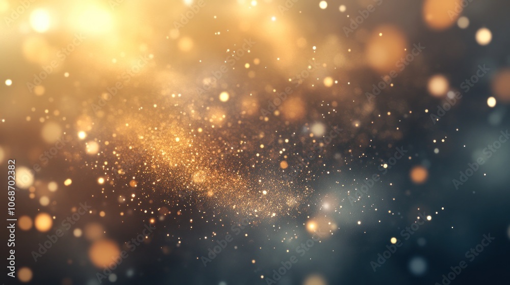 Obraz premium Abstract Golden Sparkle Background