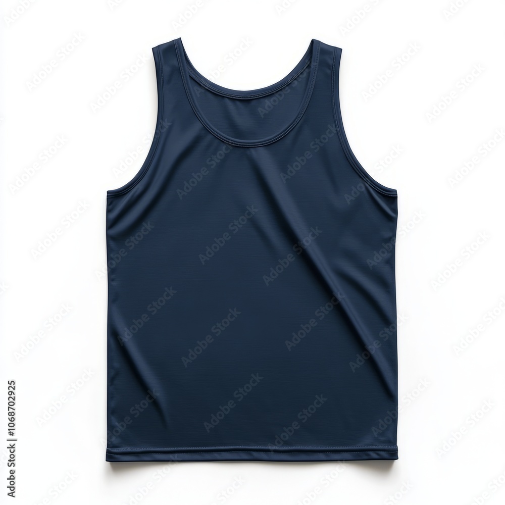 realistic high quality Navy Blue tank top mockup isolated realistic high quality Navy Blue tank top mockup isolated