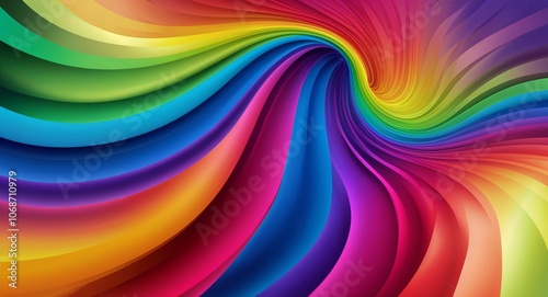 Rainbow gradient background with vibrant colors for joyful energy