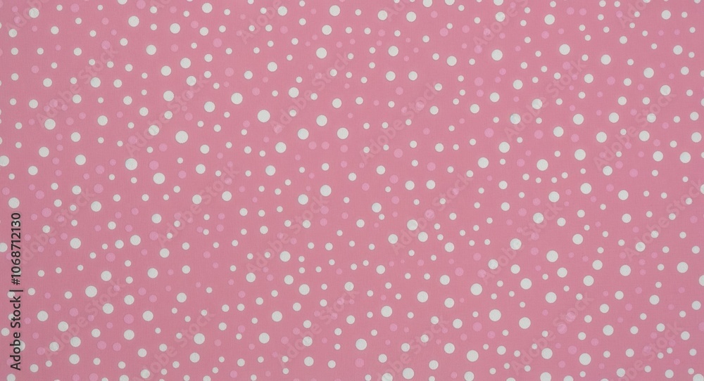 Soft pink polka dot background for a cute feminine look Soft pink polka dot background for a cute feminine look