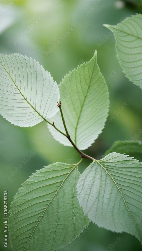 Translucent leaves background for a delicate natureinspired theme Translucent leaves background for a delicate natureinspired theme