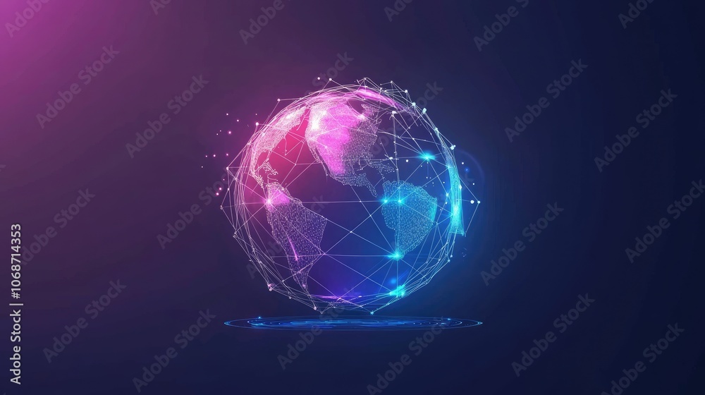 globe with network icon, futuristic tech, technology globe with network icon, futuristic tech, technology
