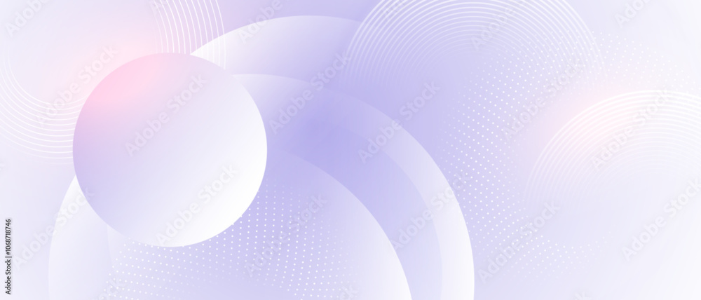 Obraz premium Abstract background with layered circular lines and geometric curves. Vector