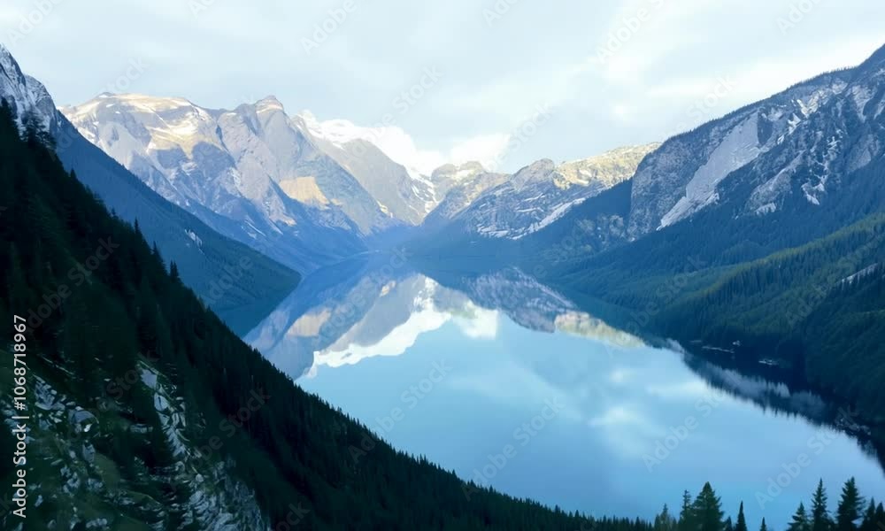 lake and mountains lake and mountains