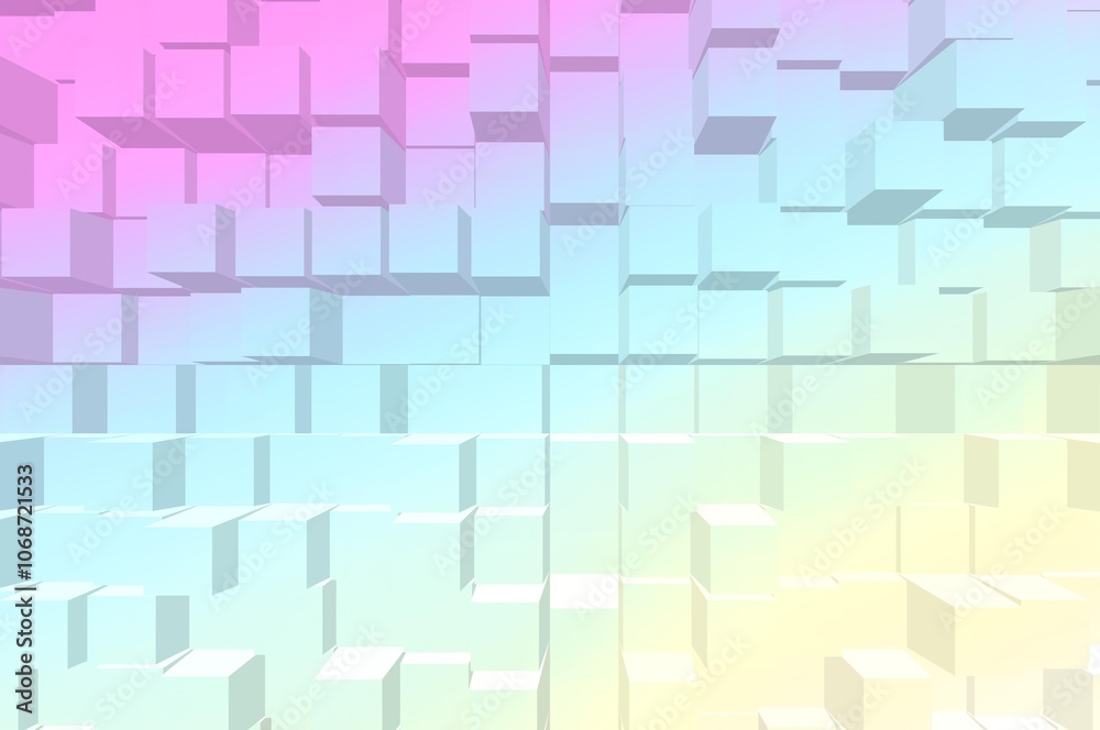 Pastel grainy gradient background exdrude texture poster backdrop banner design, copy space