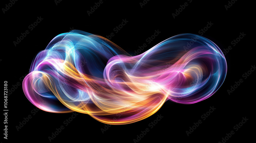 Softly Lit Curves on Dark Background Softly Lit Curves on Dark Background