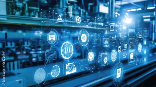 Digital Data Overlay with Technology Elements