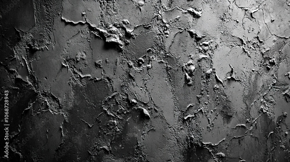 Obraz premium Gritty concrete texture, rough and industrial, gray tones.