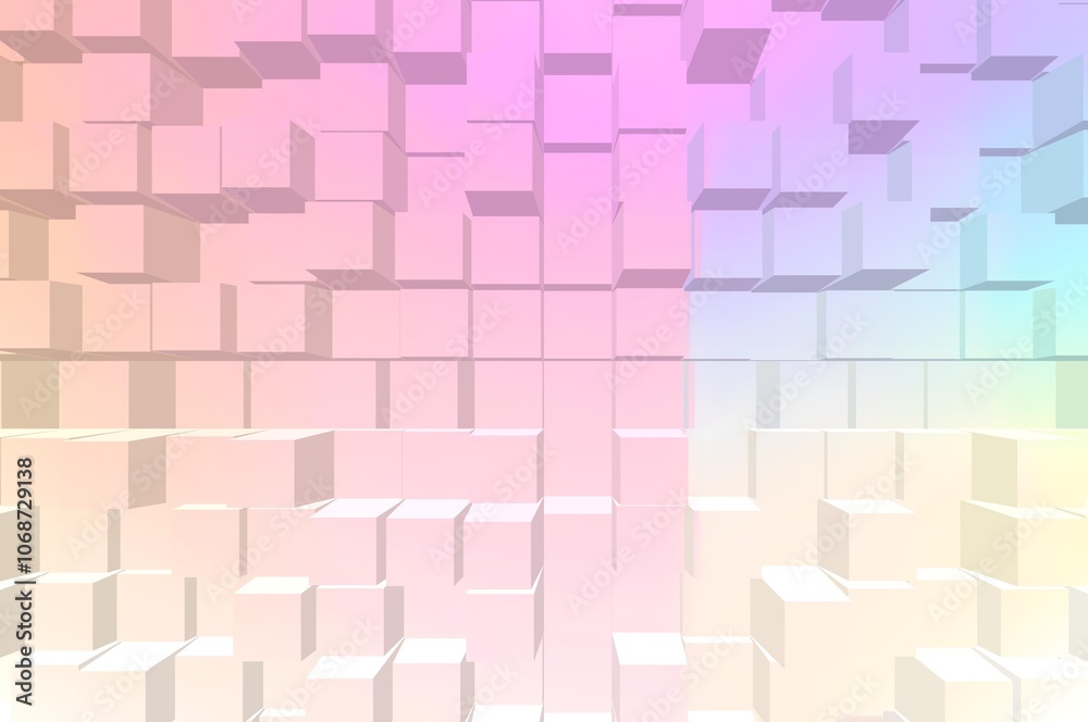 Pastel grainy background, noisy color gradient banner, extrude textured poster header cover backdrop design