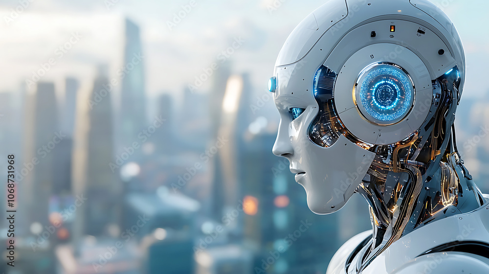 Fototapeta premium Innovative urban infrastructure how smart cities utilize technology for sustainable transportation and green spaces