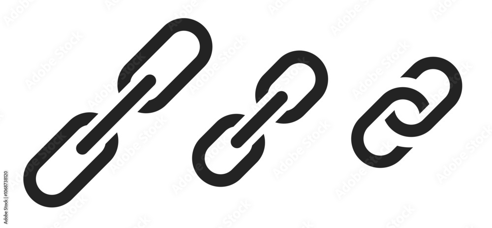 Link icon stroke line vector simple graphic ui element set, string chain connection as url hyperlink thin linear tech sign symbol isolated pictogram image clip art
Link icon stroke line vector simple graphic ui element set, string chain connection as url hyperlink thin linear tech sign symbol isolated pictogram image clip art