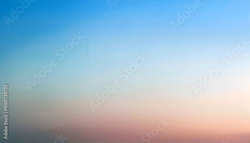 Soft Gradient Sky Background - Blue, White, and