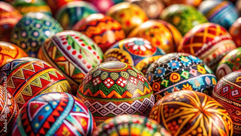 Tilt-Shift Ukrainian Easter Eggs, Pysanky, Happy Easter, Artistic Photography Tilt-Shift Ukrainian Easter Eggs, Pysanky, Happy Easter, Artistic Photography