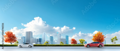 Transforming urban landscapes innovating sustainable transportation in smart cities #1068746556