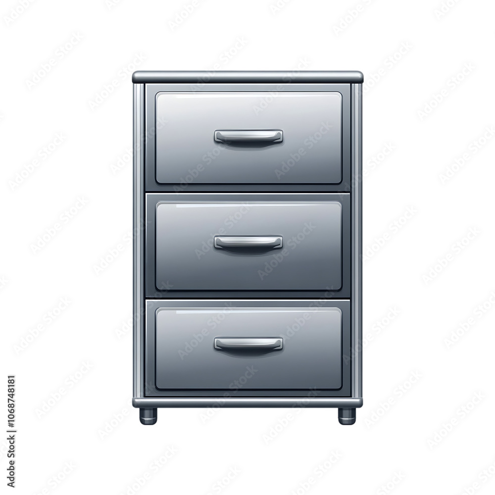 Locker isolated on a transparent background by AI generative. Locker isolated on a transparent background by AI generative.