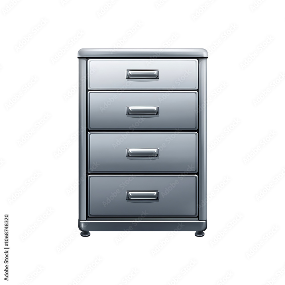 Locker isolated on a transparent background by AI generative. Locker isolated on a transparent background by AI generative.