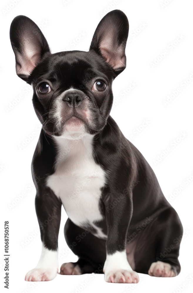 PNG Cute sitting boston terrier bulldog animal mammal. PNG Cute sitting boston terrier bulldog animal mammal.