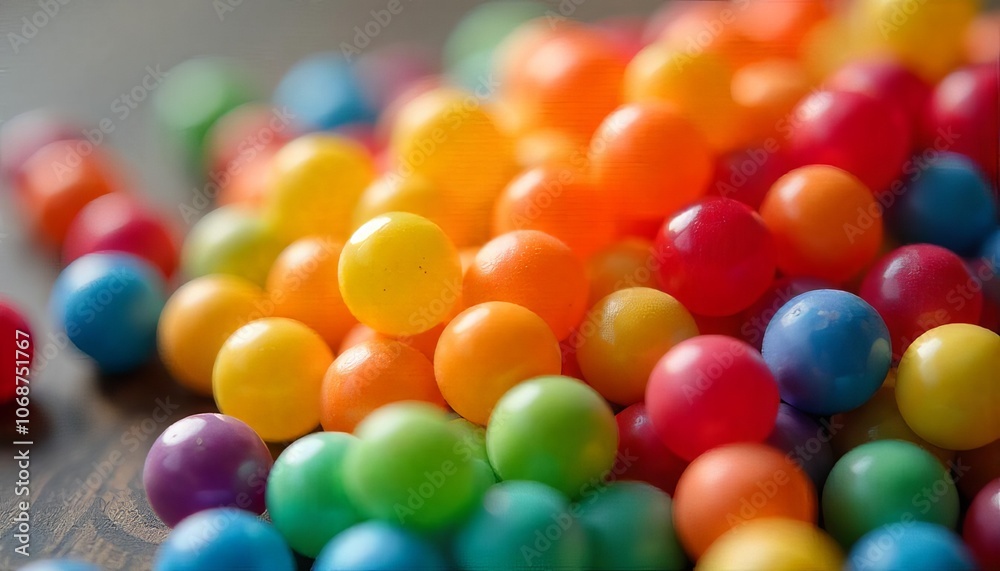 extured Candy Close-Up with Glossy Finish extured Candy Close-Up with Glossy Finish