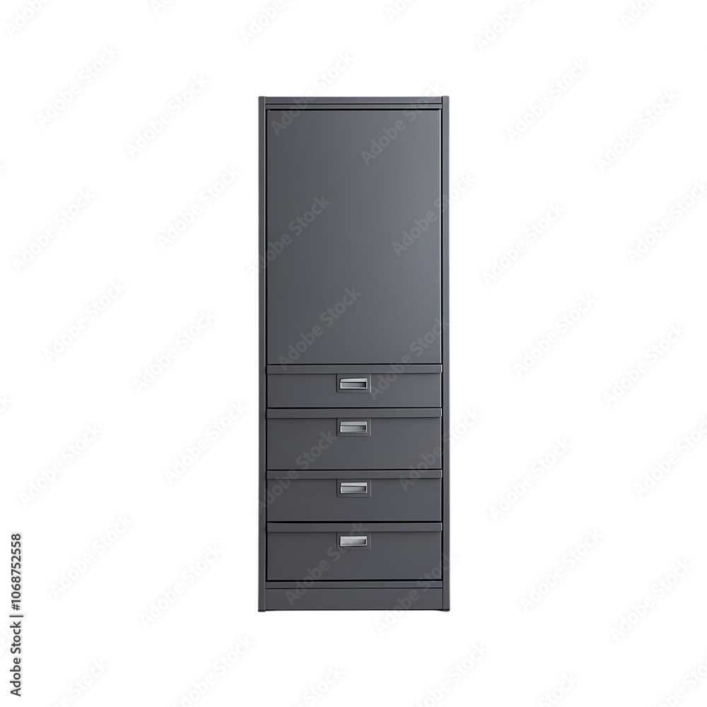 Locker isolated on a transparent background by AI generative. Locker isolated on a transparent background by AI generative.