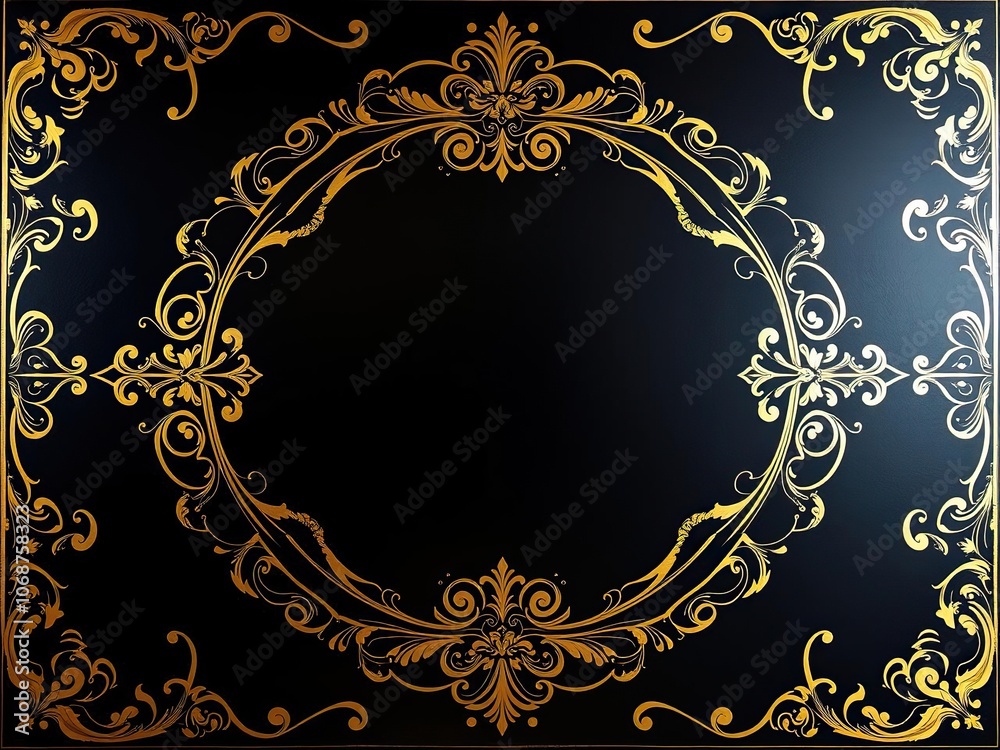 Luxurious dark background with intricate gold and silver inlays, silver, pattern, dark Luxurious dark background with intricate gold and silver inlays, silver, pattern, dark