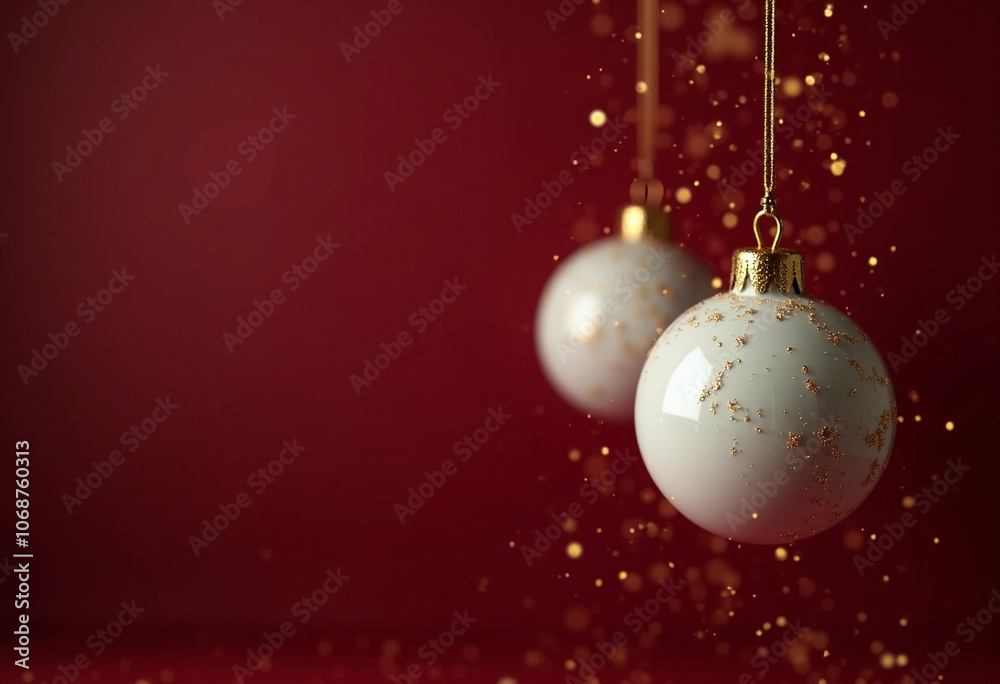 Elevate your holiday decor with elegant christmas ornaments discover unique ai-generated designs