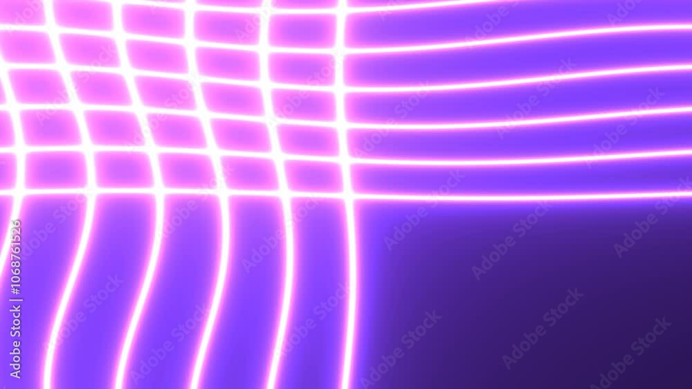 Dynamic Neon Waves: Vibrant Purple Patterns with Flowing Motion and Bright Edges Dynamic Neon Waves: Vibrant Purple Patterns with Flowing Motion and Bright Edges
