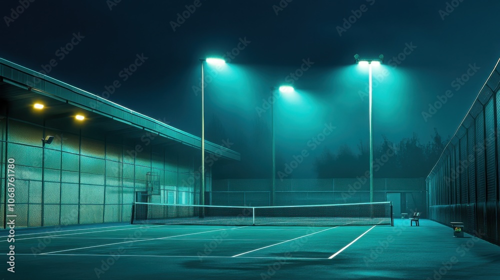 A Pause in the Action: The Humble Tennis Ball, Center Stage on a World-Famous Court